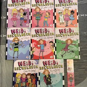 Lot of 8 Heidi Heckelbeck Girl Books, Excellent Shape, Homeschool Reading